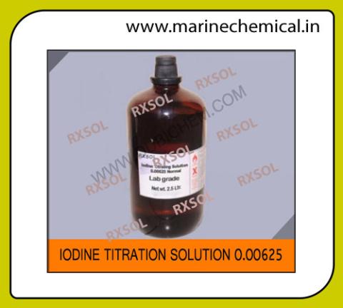 Iodine Titrating Solution 0.00625 Normal